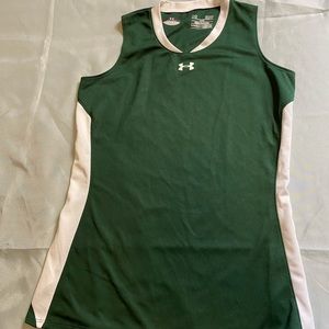 Women’s green UA tank top